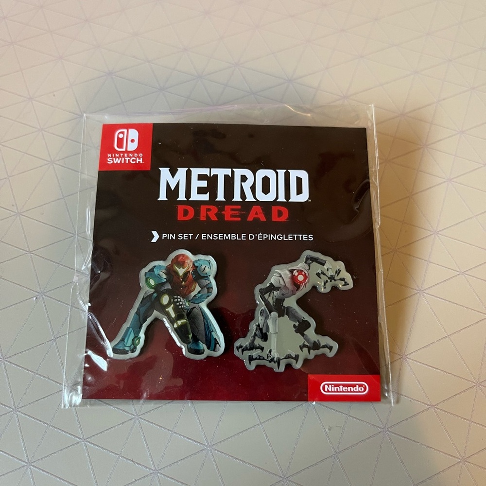 Nintendo Metroid Dread Pin Set - Limited Release